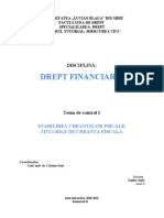 04.15.21 - Drept financiar - TC1 - Stabilirea creantelor fiscale. Titlurile de creanta fiscala.