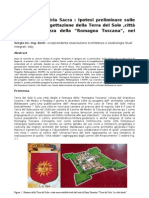 Geometria Sacra Ipotesi preliminari sulle modalità di progettazione della Terra del Sole,città ideale e fortezza della Romagna Toscana,nei pressi di  Forli