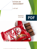 Presentation On Operation Management: Topic: Kit Kat