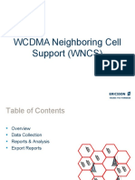 WCDMA Neighboring Cell Support (WNCS)