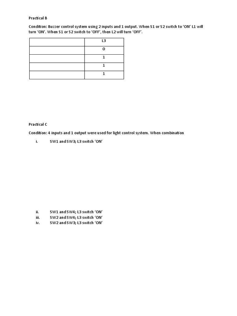 Buzzer and Light Control Systems | PDF