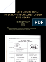 Acute Respiratory Tract Infections in Children Under Five Years
