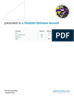 New Violette Fragrance Formula With Velvetone