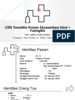 CRS Famed 2 Tonsilitis Kronis Eksaserbasi Akut + Nasofaringitis - Aghitsa