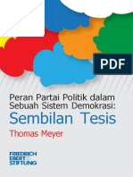 Sembilan Tesis: Peran Partai Politik Dalam Sebuah Sistem Demokrasi