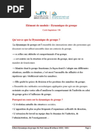 cours Dynamique de groupe 