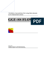Ggu-Ss Flow2D: Calculation of Groundwater Flow Using Finite Elements in Two-Dimensional Systems