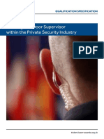 Working As A Door Supervisor Within The Private Security Industry