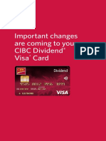Important Changes Are Coming To Your CIBC Dividend Visa Card