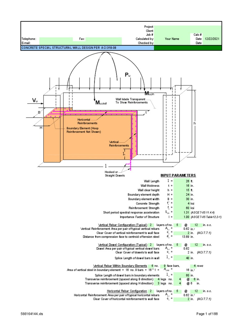 Wallaci: Structural Wall Design Analysis | PDF | Buckling | Bending