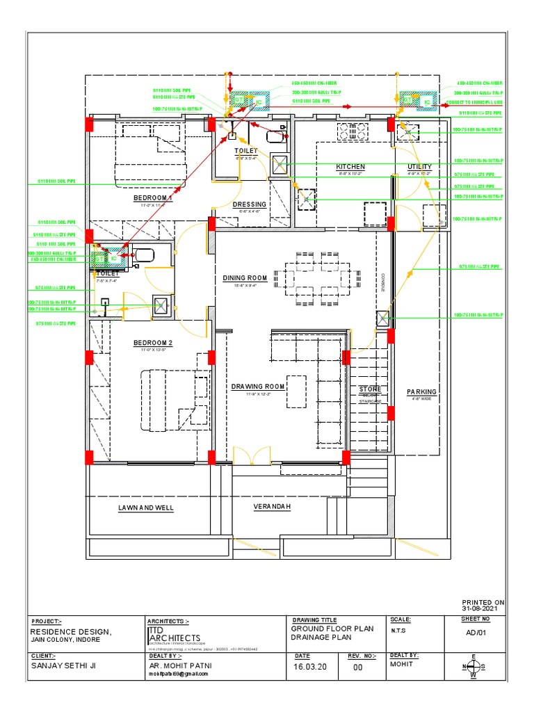 35 - Ground Floor - Drainage Plan | PDF | Queensland Heritage Register ...