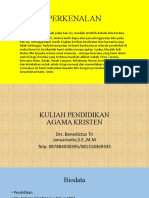 Pertemuan 1 Pendidikan Agama Kristen