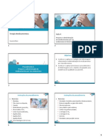 Administração de medicamentos por via endovenosa e intramuscular