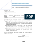 Contoh Surat Permohonan Cco Kontraktordocx PDF Free