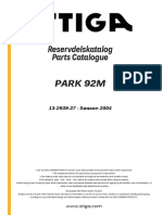 Reservdelskatalog Parts Catalogue: Park 92M