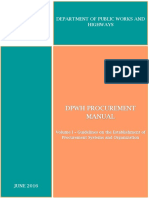 DPWH Procurement Manual I