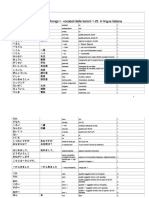 PAROLE PDF Minna No Nihongo I Lez 1 25 Vocaboli in Lingua Italiana