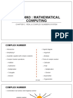 DBM 10063: Mathematical Computing: Chapter 3: Real & Complex Numbers System