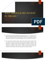 Why Should We Invest in Israel?: By: Anmol Sharma 500085320