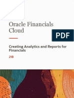 Oracle Financials Cloud: Creating Analytics and Reports For Financials