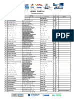 Lista Inscritos 58 RPA - Certamen Autonomico