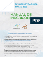 Manual de Inscrição - Canguru de Matemática Brasil