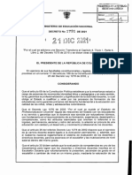 Decreto 1791 Del 21 de Diciembre de 2021