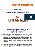 Konsep Dasar Remote Sensing