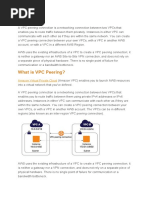 VPC Peering: Amazon Virtual Private Cloud