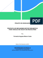 Proposta de Mecanismo Motor Pneumático para Veículo de Coleta de Recicláveis