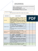 Pauta Evaluación Campaña de Prevención