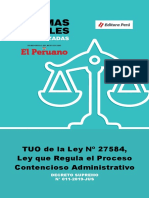 Ley Que Regula Proceso Contencioso Administrativo