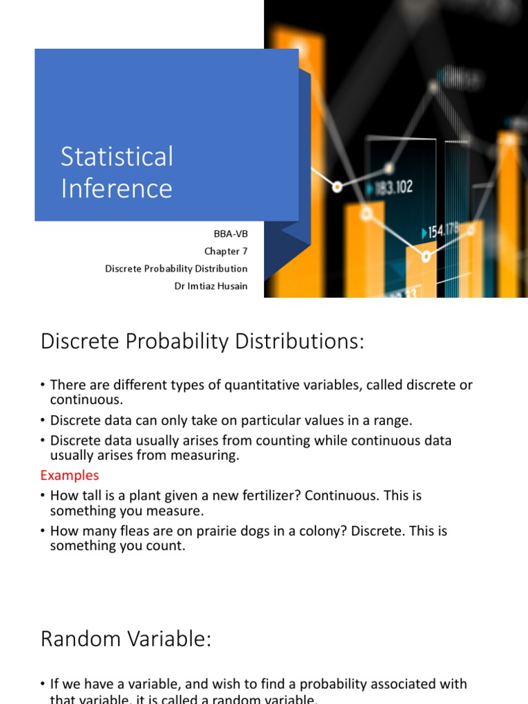 Descrete Probability Distribution | PDF | Career & Growth | Teaching ...