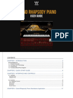 Grand Rhapsody Piano: User Guide