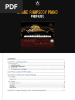 Grand Rhapsody Piano: User Guide