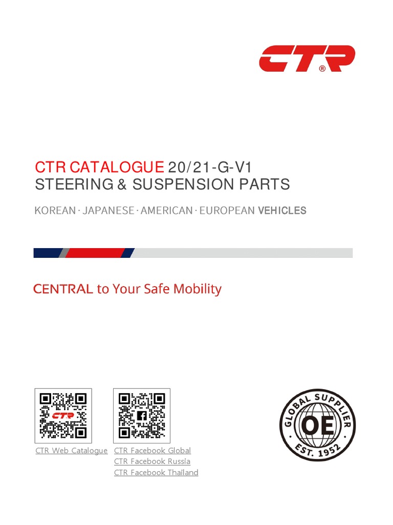 CTR Suspension Parts Catalogue 20/21 | PDF | Lexus | Toyota