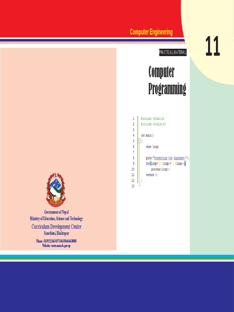RS3788 - Grade - 11 Computer Programming (Practical Material) | PDF ...