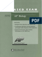 Biology Released Exam 1999