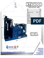 KTA50G9: Engine Data Sheet 60 HZ