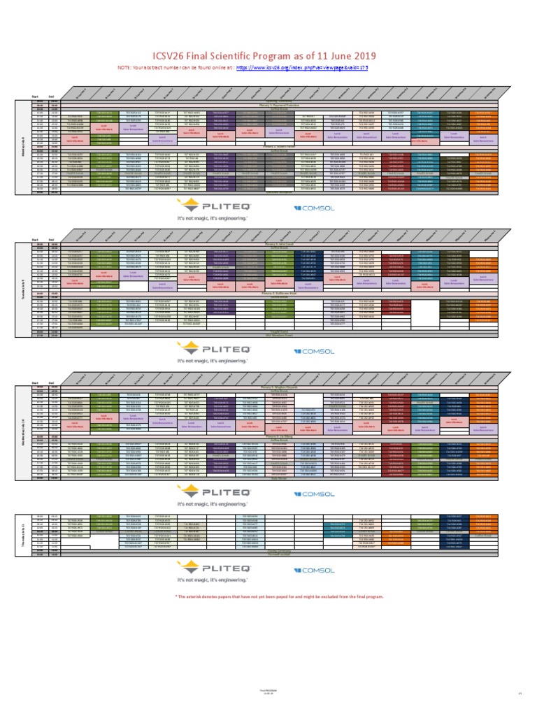 ICSV26 Program Overview and HDEIP Framework | PDF