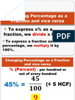 8.1 Percentage ( About percentage, IMPORTANT for revision)