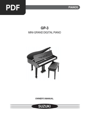 Piano Suzuki GP-3 Manual 3521451