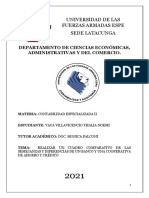 P2 - T2 - Realizar Un Cuadro Comparativo de Las Semejanzas y Diferencias de Un Banco y Una Cooperativa de Ahorro y Crédito - Vaca Thalia