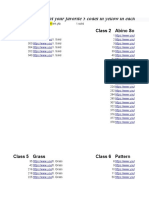 Highlight Your Favorite 5 Codes in Yellow in Each Table: Class 1 Solid Class 2 Abino Solid