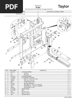 Taylor: Attachment Side Shift and Fork Positioner Carriage Assembly