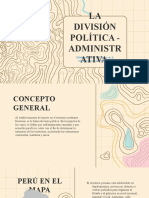División Política - Administrativa