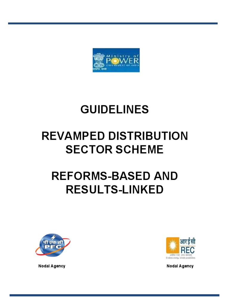 Revamped Distribution Sector Scheme Guidelines | PDF | Infrastructure ...
