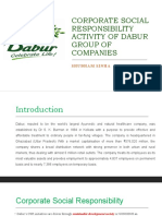 CSR of DABUR Company..