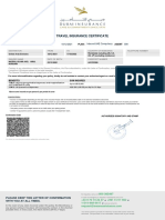 Travel Insurance Certificate: DIC-21-0505568 Inbound UAE Compulsory 599 18/12/2021