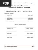 AUWC Registration System